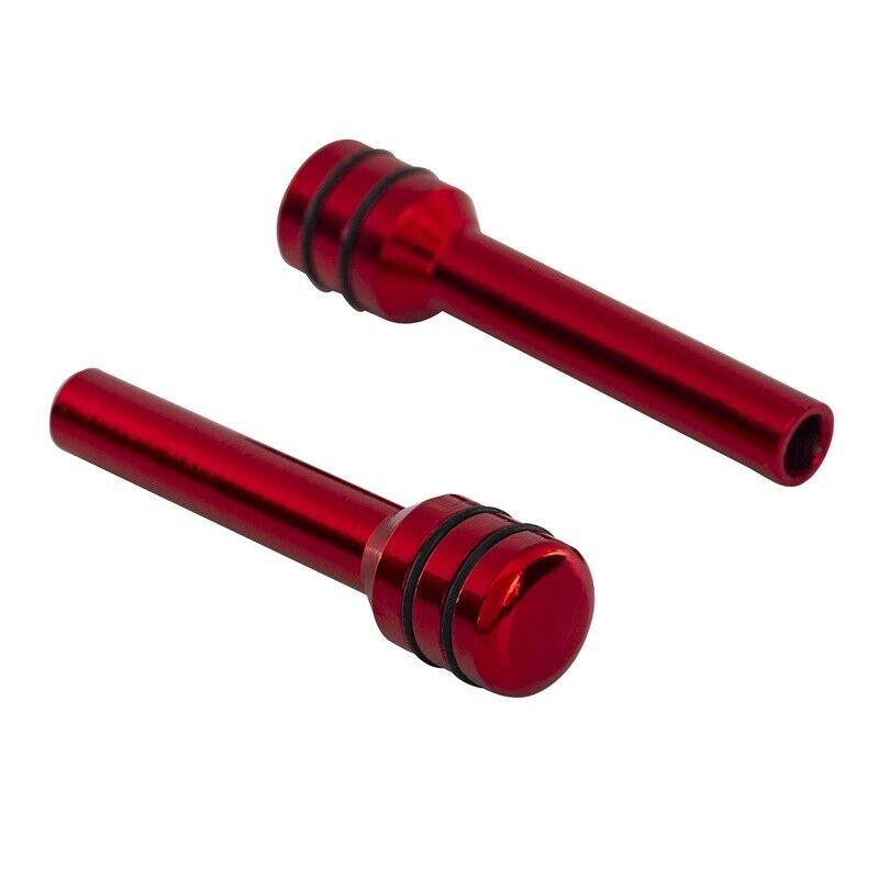 Red Universal Car Truck Interior Interior Door Lock Knob Pull Pin Cover Aluminum