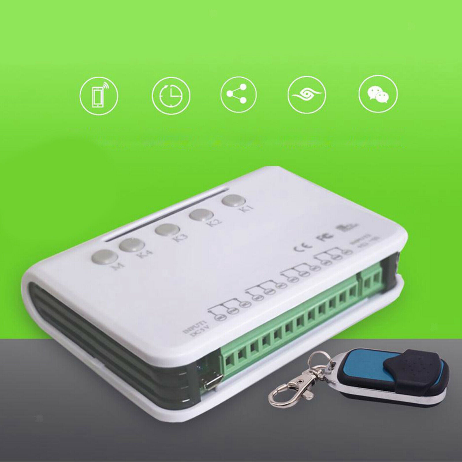 4 Channel 5V Wifi Switch Universal Module Smart Remote Control Voice Control