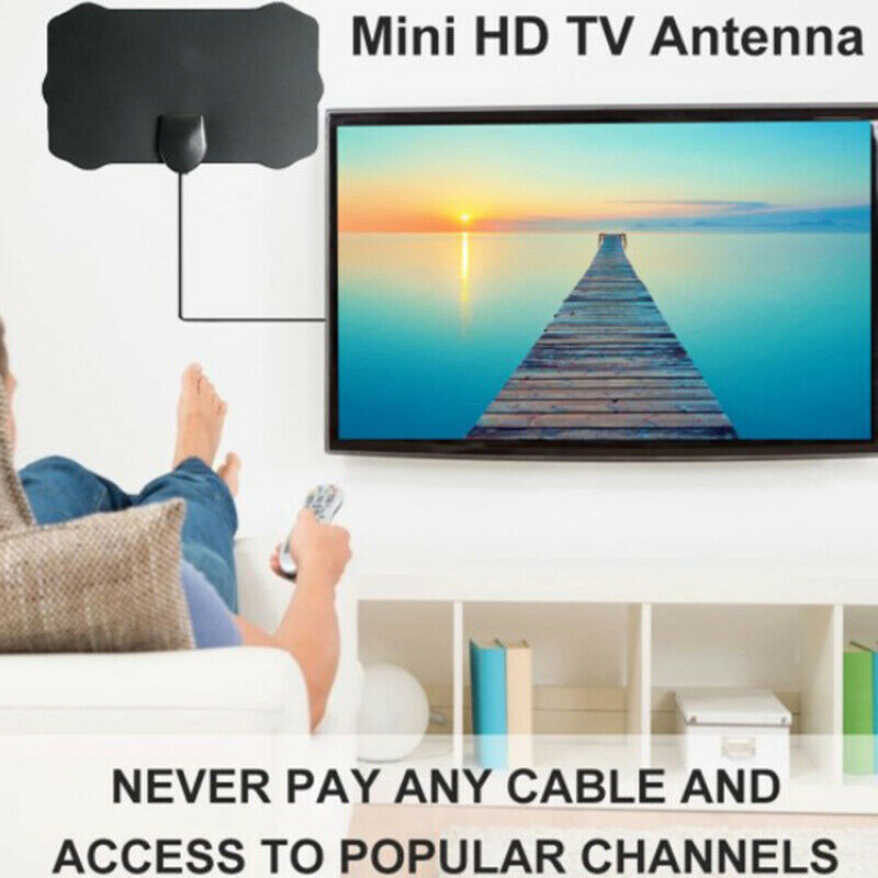 1pc Digital HDTV antenna TV 50 Miles Radius Amplifier signal receiver Aer.l8