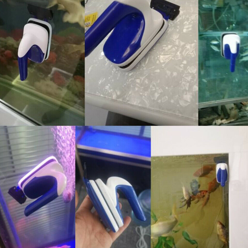 Fishes Tank Magnetic Brush Aquarium Algae Cleaning Glass Scraper Cleaner
