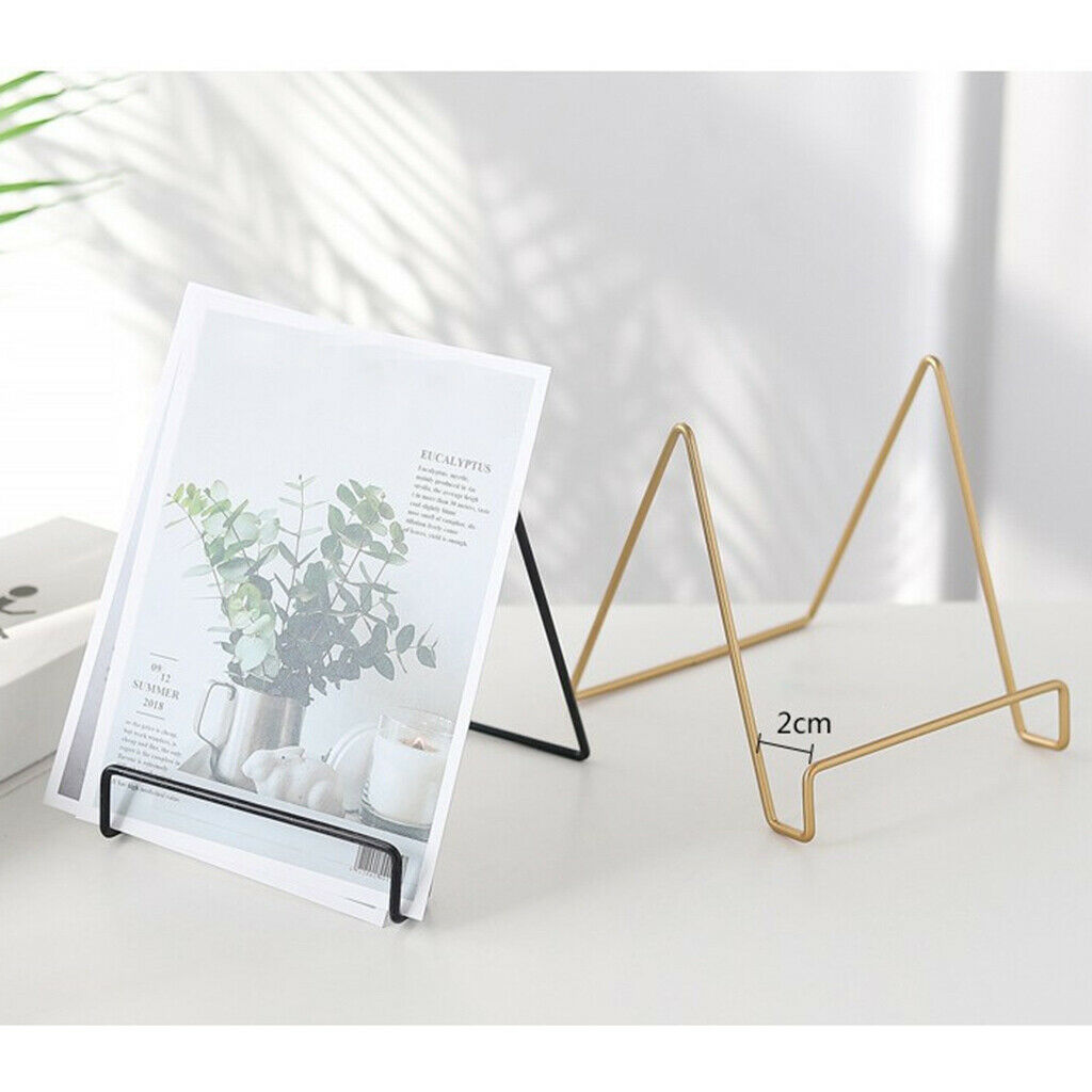 4 Pieces Iron Easel Display Stand, Its Made of Iron, Sturdy and Durable,
