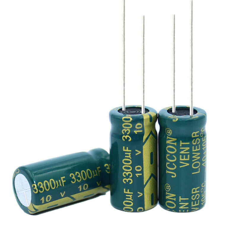 10pcs 10v3300uf Aluminum electrolytic capacitor Power adapter inverter 10x20mm