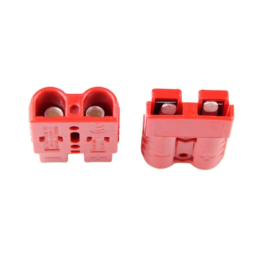 4Pcs 50A 6-8 Gauge Battery Quick Connect/Disconnect Winch Wire Harness Plug Kit