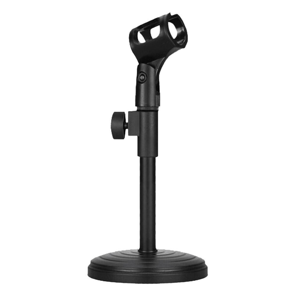 Table Microphone Stand -up Microphone Stand with Adjustable Base