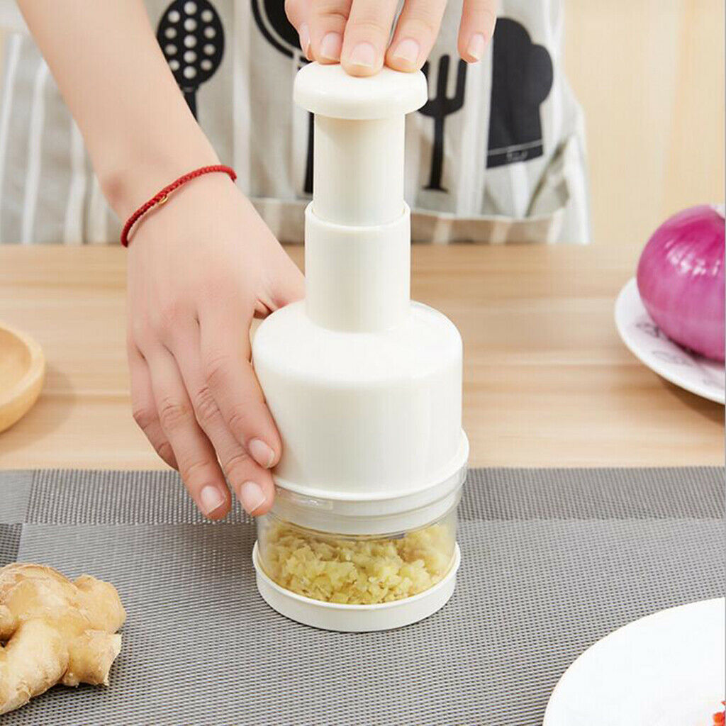 Food Chopper, 2 Count, White & Green
