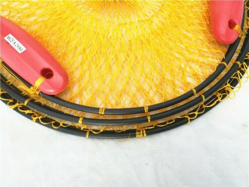 Fishing Bait Trap Cast Dip Net Foldable Cage Crab Fish Minnow Crawdad Shrimp Net