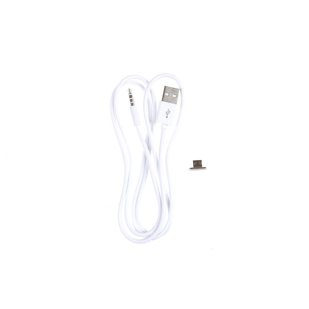 3.3FT 3.5mm AUX Audio Plug Jack to USB 2.0 Male Charge Cable Cord For MP3.l8