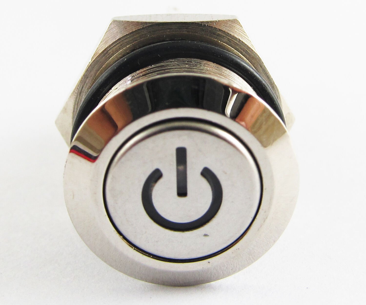 Metal Blue LED Push Button Momentary Waterproof Self-Locking Switch 16mm QN16-C5