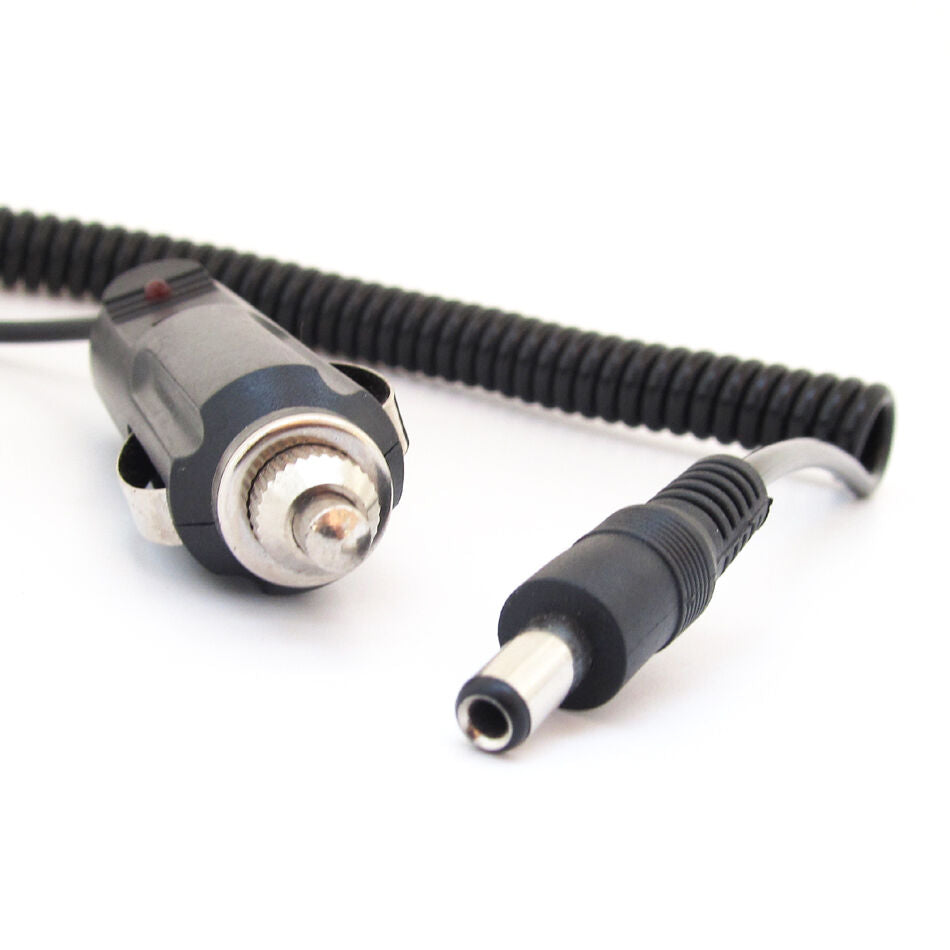 1pc DC Plug 2.5x5.5mm to Car Cigarette Lighter Power Supply Adapter Cable 2M