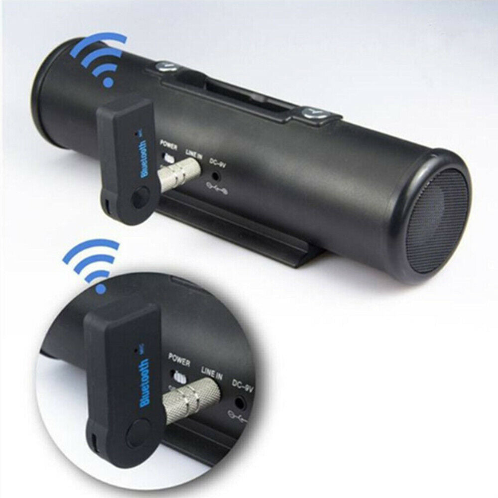 Wireless Bluetooth 5.0 Car Adapter Receiver 3.5mm AUX Audio Stereo Music Home