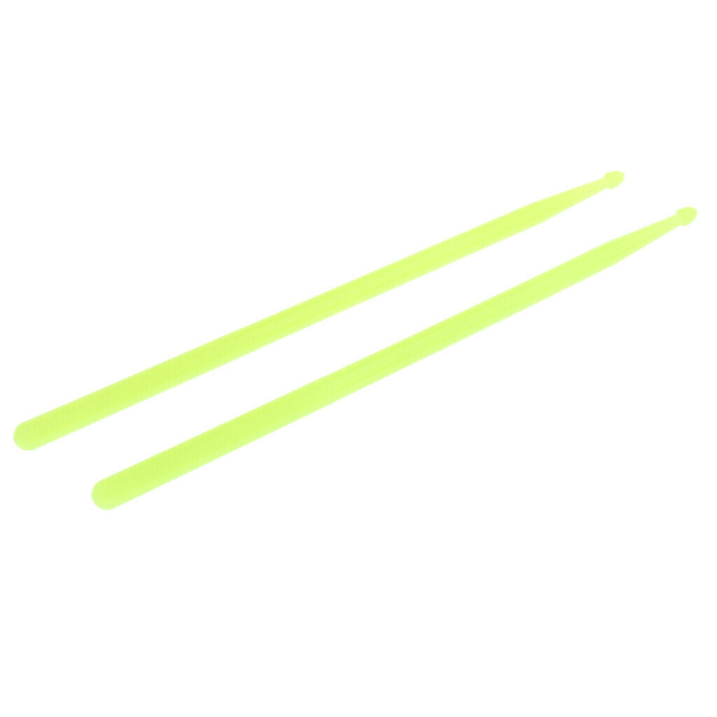 Novelty 1 Pair Luminous Drumsticks Clear Sound for Drummer Performance Stage