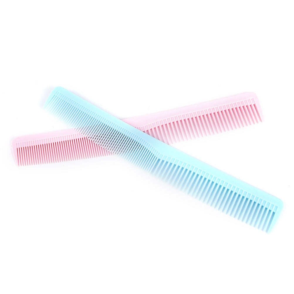 5x Salon Anti static Hairdressing Hair Cutting Plastic Comb fine tooth com.l8