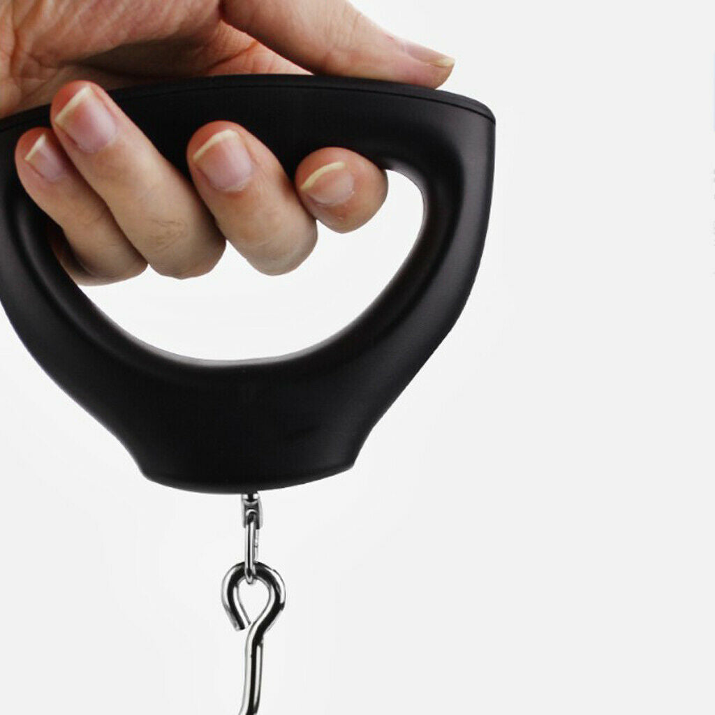 110lbs Portable Digital Scale Weighing Hanging Travel Fishing Luggage Scale Hook
