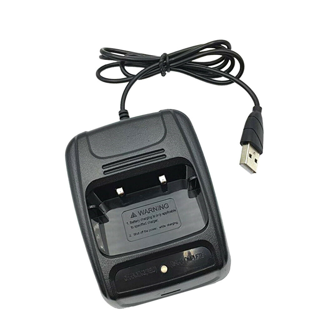 Desktop USB Charger Adapter for   BF 888S 777S 666s Walkie-Talkie