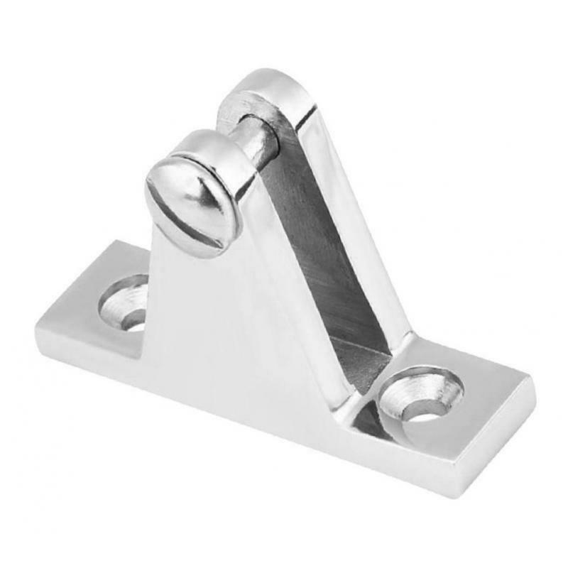 Boat Cover/ Canopy Fitting 90 Degree Straight Deck Hinge 316 Stainless Steel