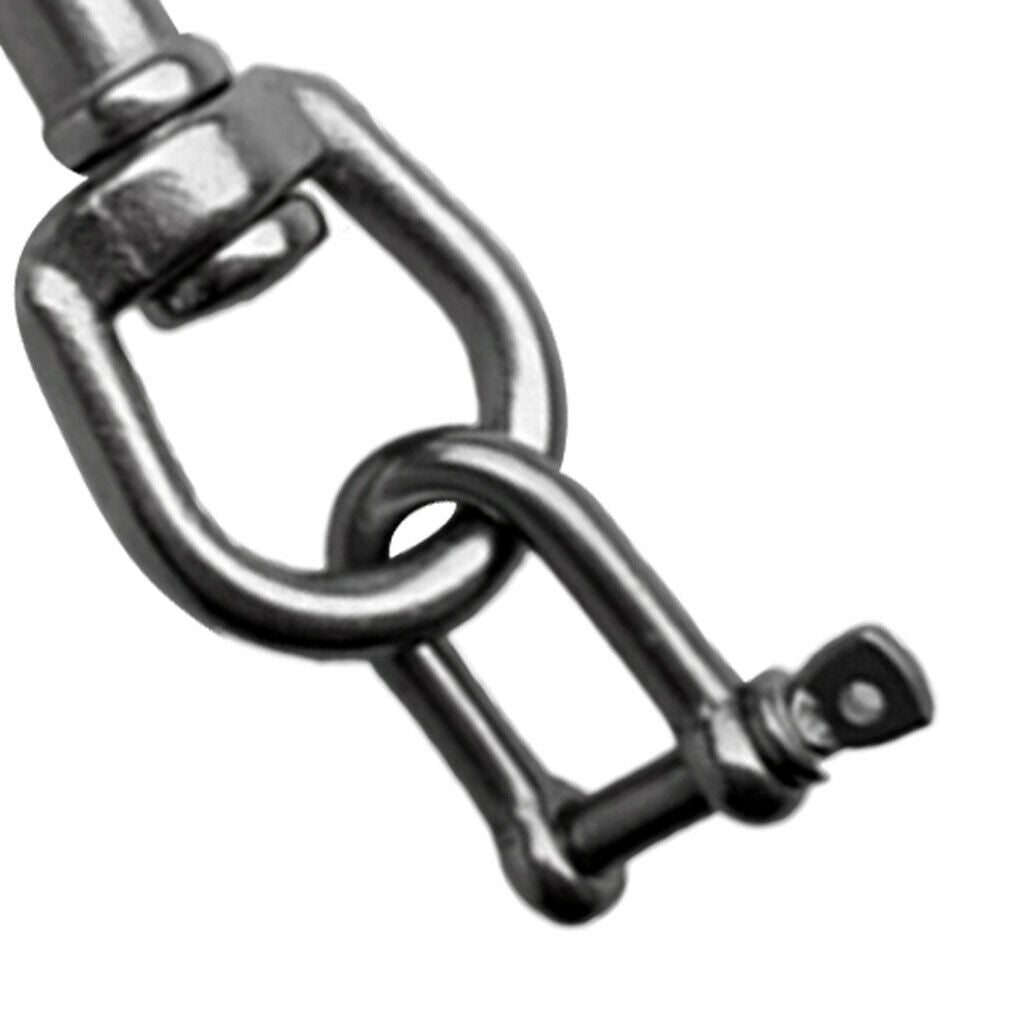Scuba Diving Dive Diver Light Torch Holder Single End Bolt Snap Clip & D Ring M4