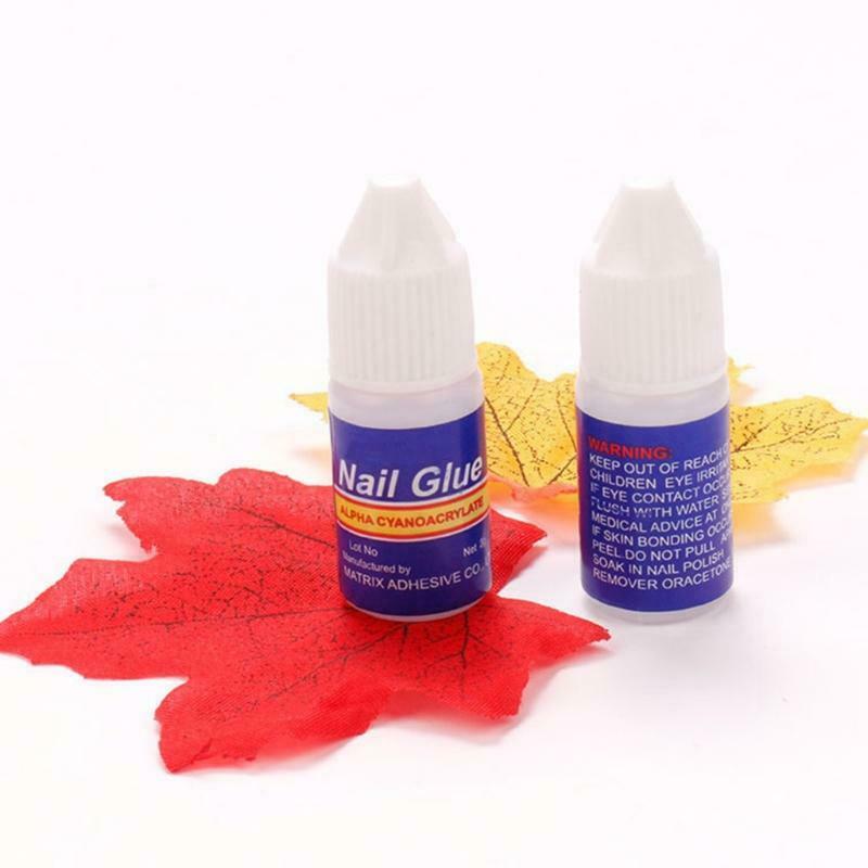 Fast Drying Nail Glue for False Nails Glitter Acrylic Decoration False Nail Tip