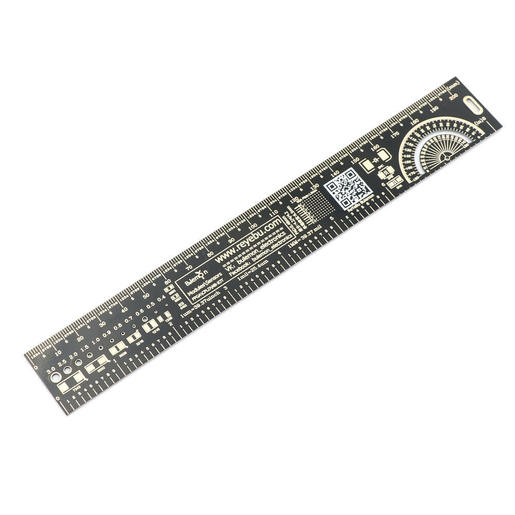 20cm Multifunctional PCB Ruler Measuring Tool Resistor Capacitor ChWGJC.l8