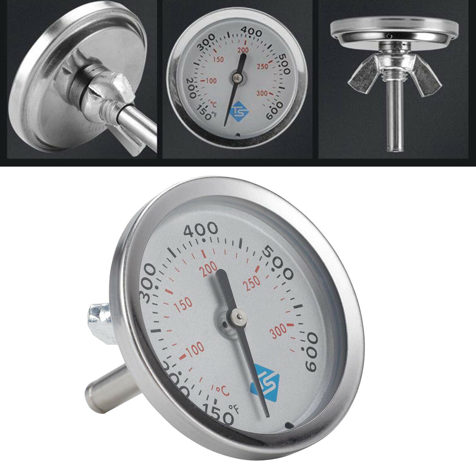 Oven Cooker Thermometer Grill Baking Chef Temperature Gauge for Home Kitchen