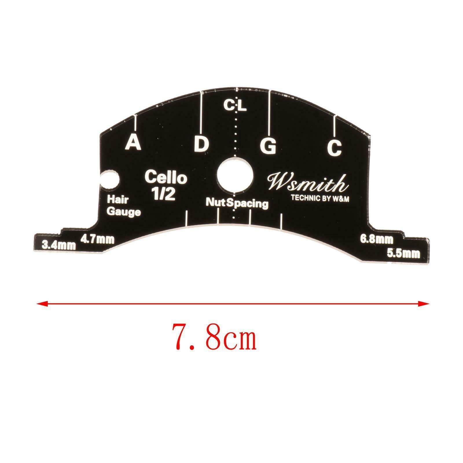 Cello Bridge Fingerboard Mold Template Repair Tool for Cello and Double Bass