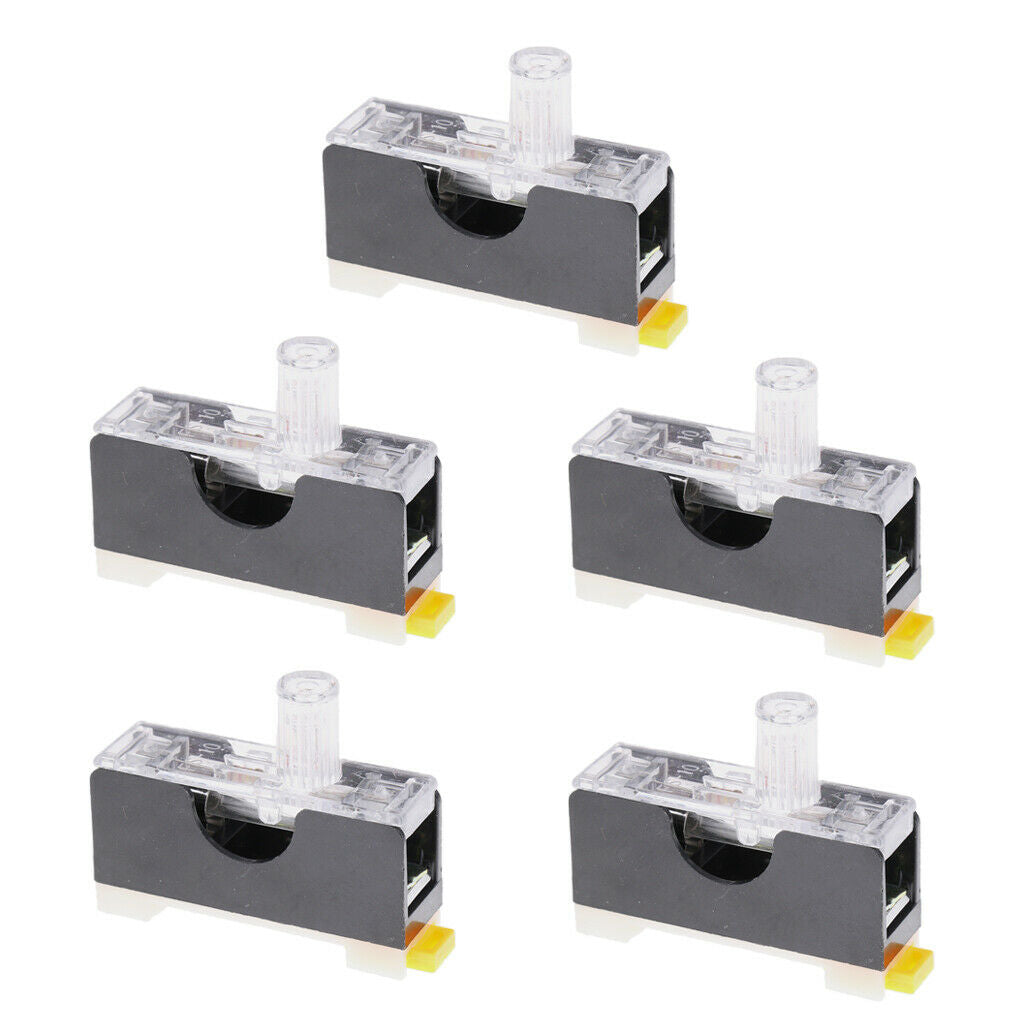 5 Sets of DIN Rail Fuse  Made of Plastic with FS101 Fuses 250V