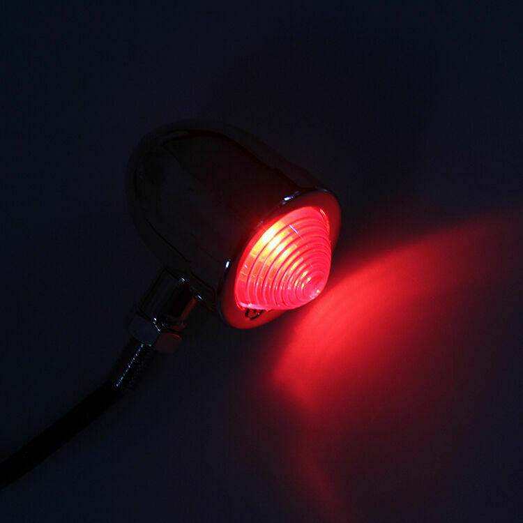 Motorcycle Turn Signal Indicator Lights ABS Plastic Sliver Universal 10mm Bolt