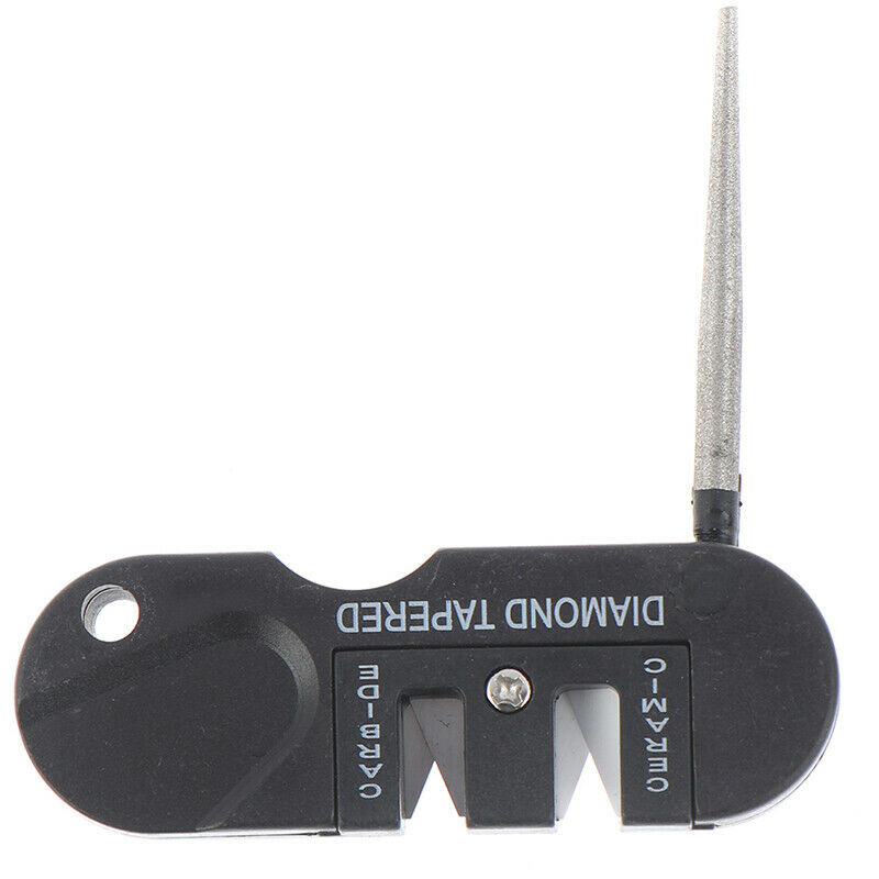 Portable Tungsten Ceramic Carbide   Whetstone Sharpener Tool Camp outdoor