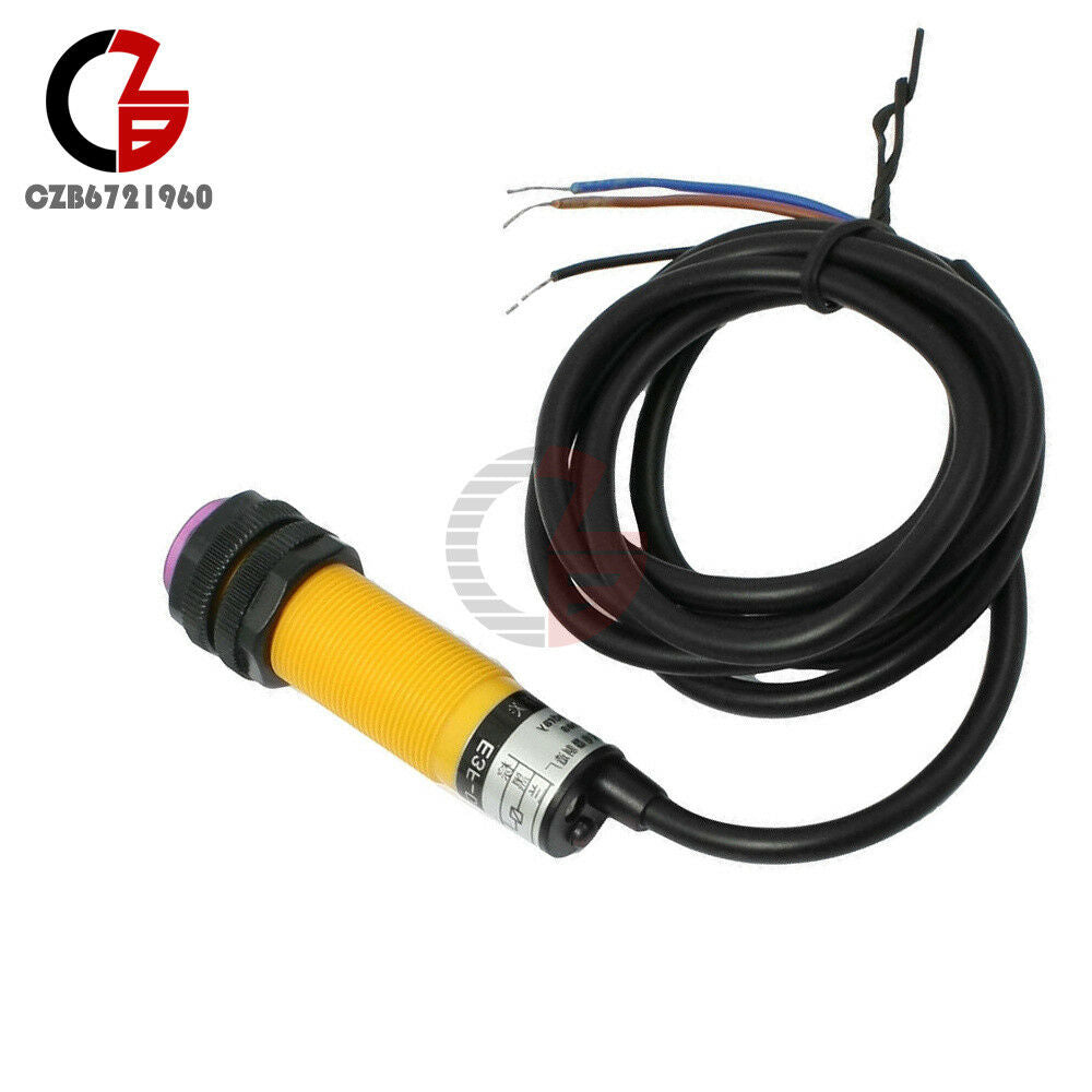 DC 6-36V 3 Wires E3F-DS30C4 Optoelectronic Sensor Photo Switch NPN NO 1.2M Cable