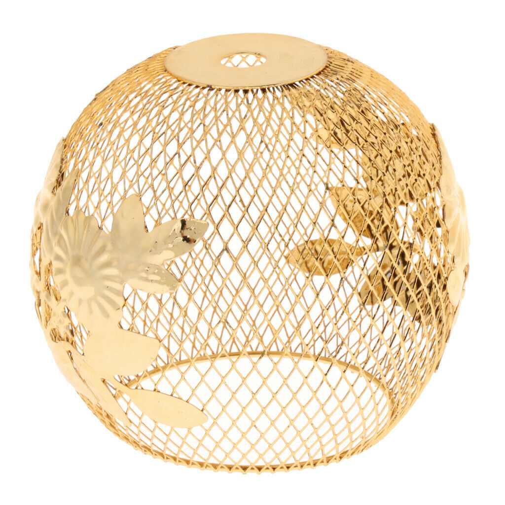 2 Pcs Iron Lamp Shade Chandelier Shade Light Cage Pendant Lights Fixture