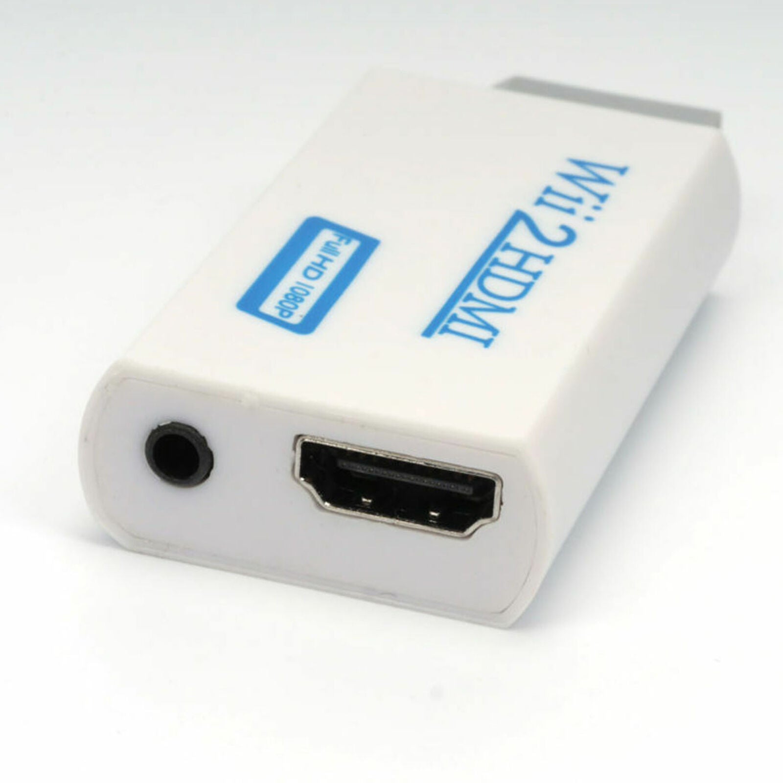 For Wii to HDMI HD VideoUpscaling Converter Adapter White+HDMI Cable 720P 1080P
