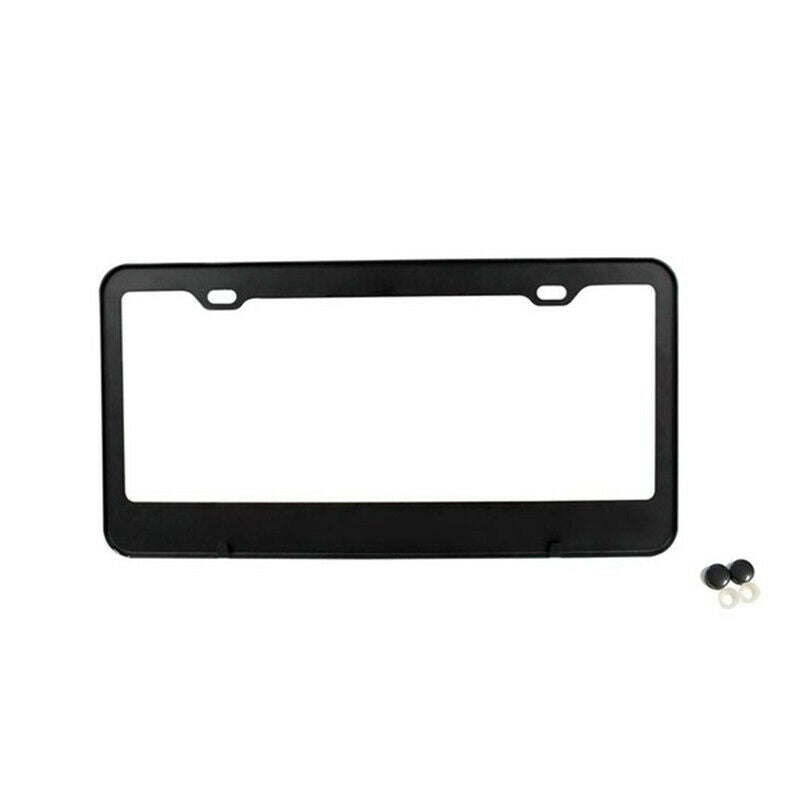 US Ca 2xChrome Stainless Steel Car Truck License Number Plate Frame+Screw CaH Pb