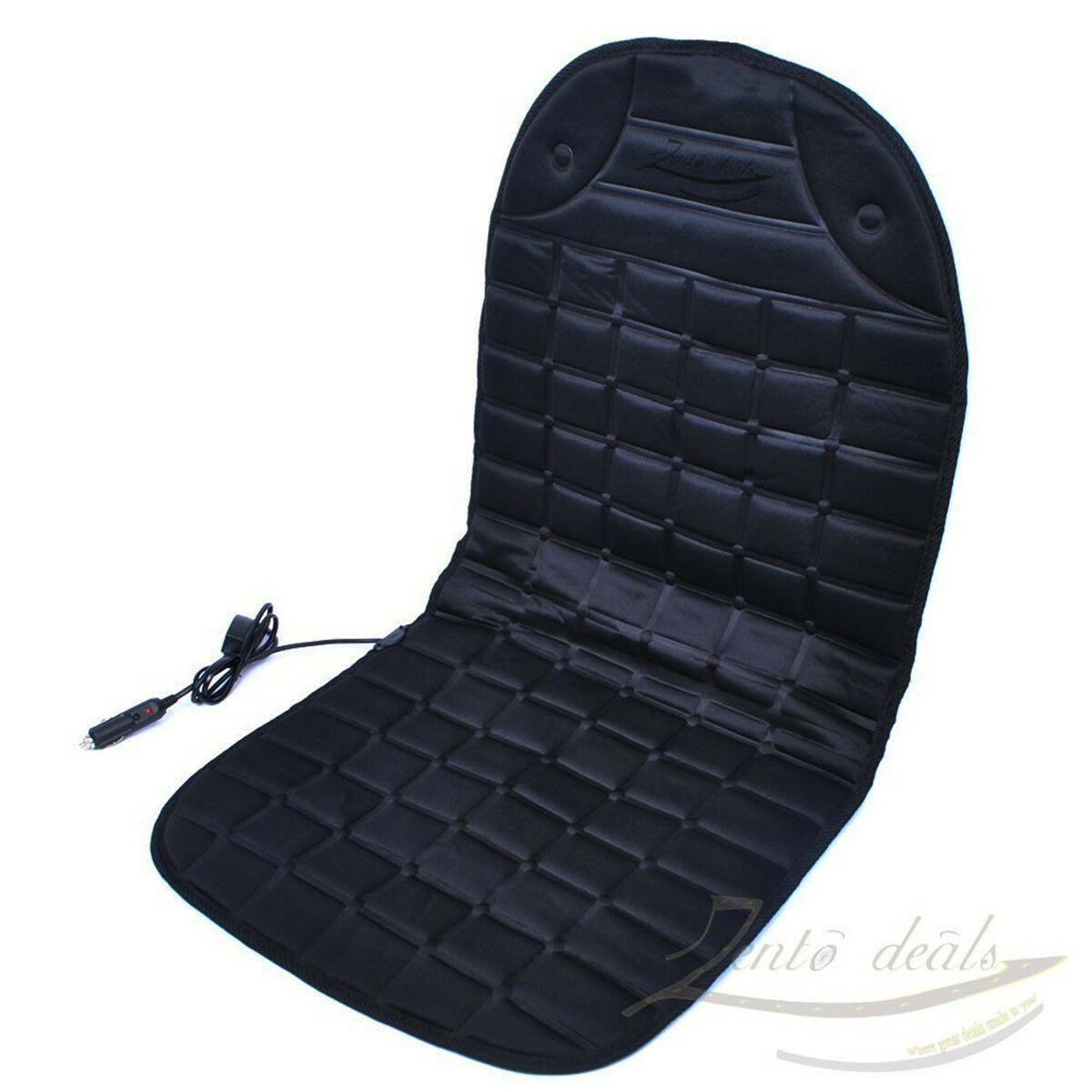 2pcs Car SUV Heated Seat Cushion Hot Cover Auto 12V Heater Warmer Pad Universal