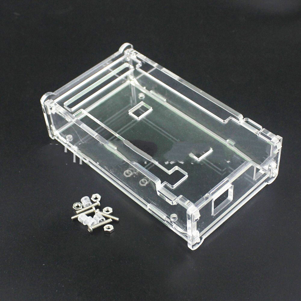 1X New Transparent Acrylic Shell Box For Arduino MEGA2560 R3 Module Board R3