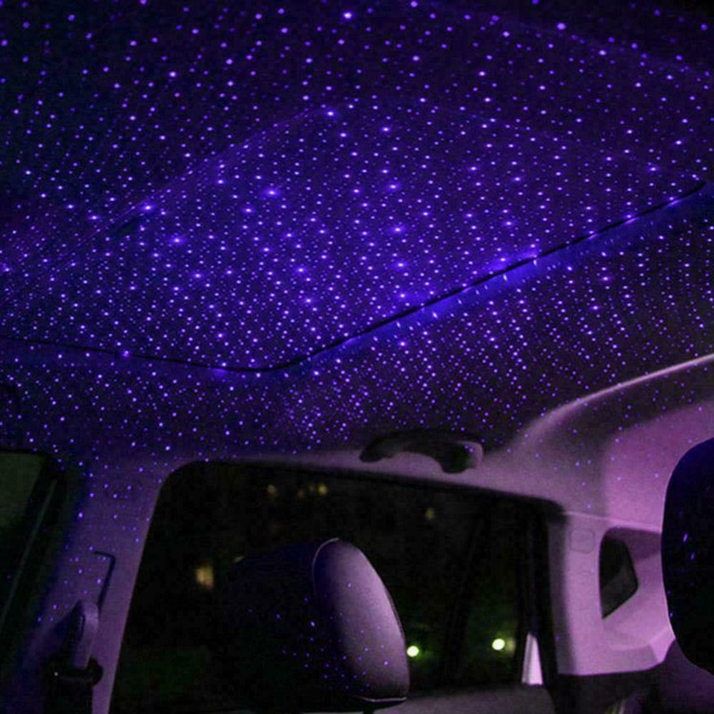 USB Voiture IntÃ©rieur Atmosphere Ã‰toilÃ©e Ciel Lampe Ambiant Star LÃ©ger LED L.