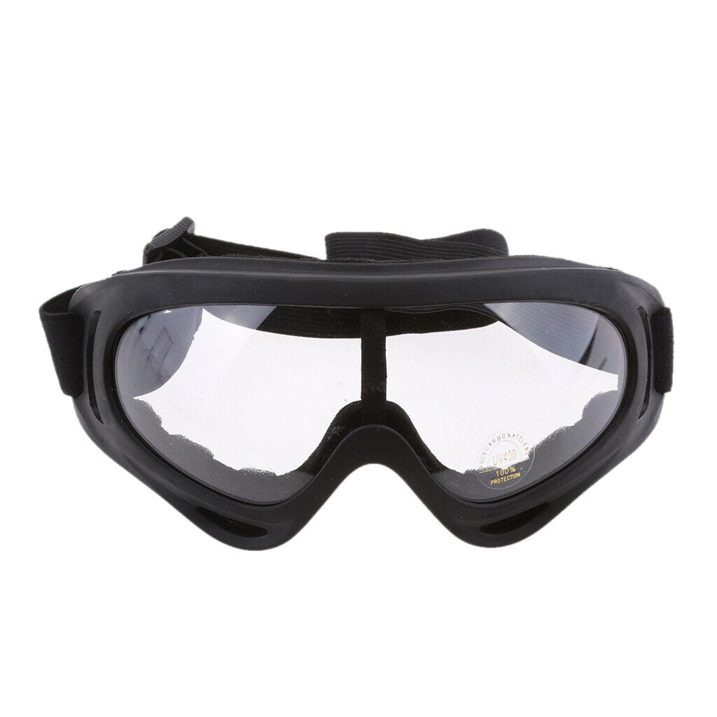 Sports Racing Goggles Eyewear with Clear Lens for Motorcycle ATV Dirt Bike