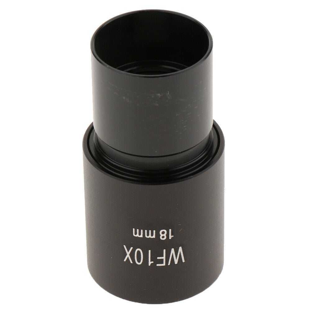 WF10X / 18mm Biological Microscope Wide Field Eyepiece Wide Angle Lens 23.2mm