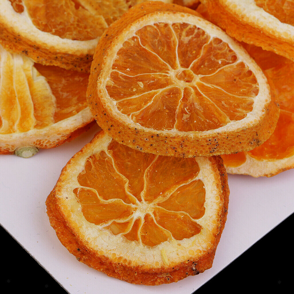 10pcs Pressed   Fruits Orange Slices Dried for Handcraft Home Decor Xmas