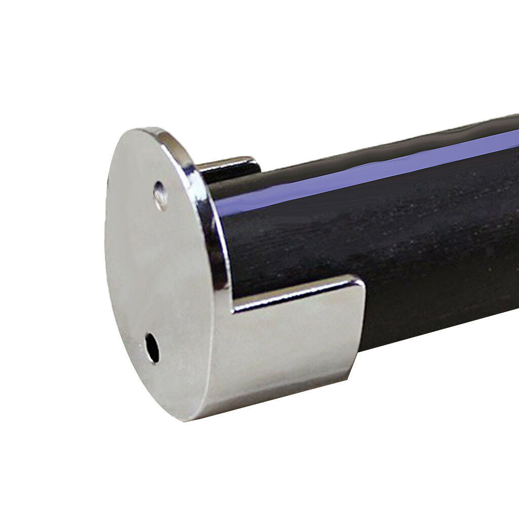 Metal Curtain Pole Recess Brackets Curtain Rail Support for 25mm Curtain Rod
