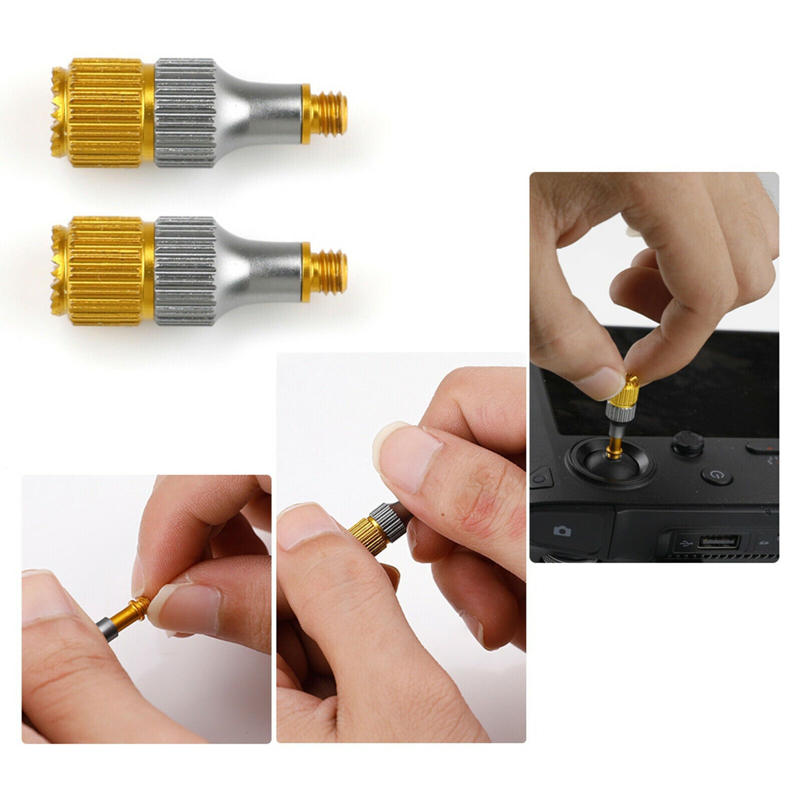 2x Adjustable Remote Controller Joystick Handle for DJI Mavic Mini Air 2S