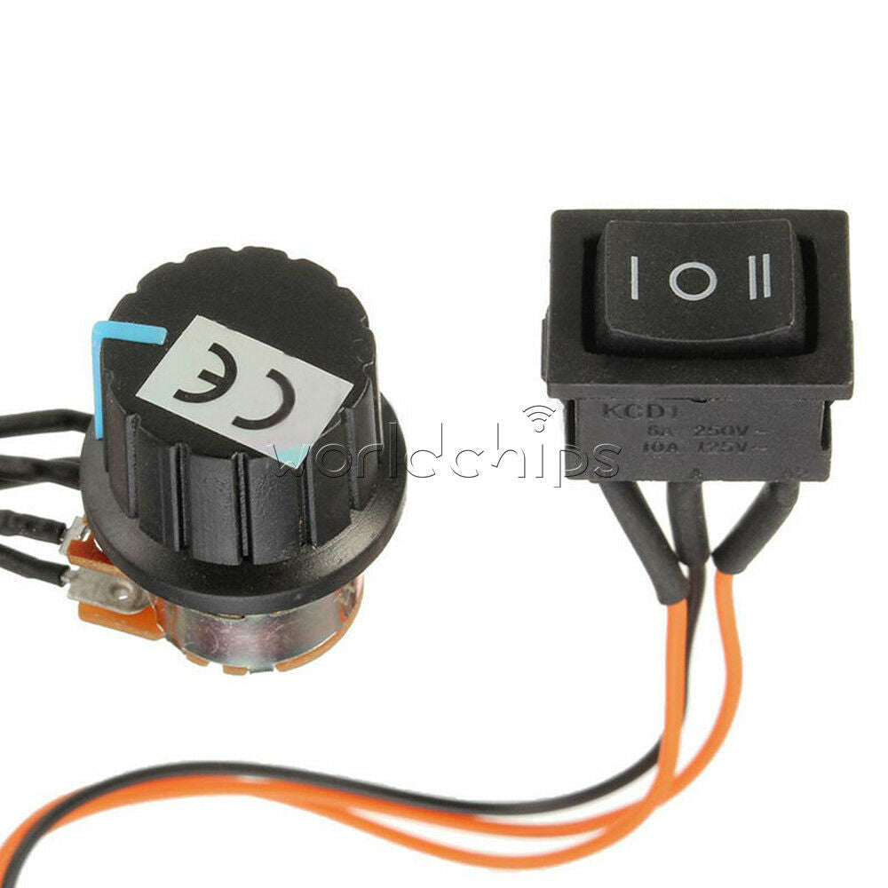 DC 10-50V PWM Motor Speed Control Controller CW CCW Reversible Pulse Driver 40A