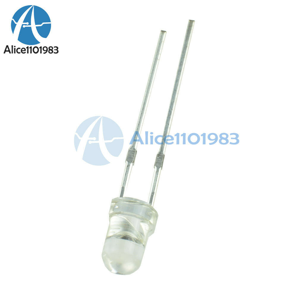 500PCS 3MM Blue 5000MCD Round  Water Clear LED Light