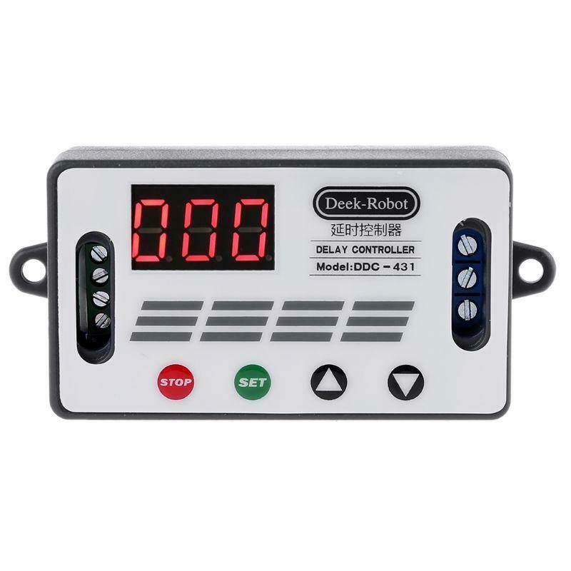 DC 12V Timer Delay Relay Switch Digital LED Display Delay Controller MOS DDC-431