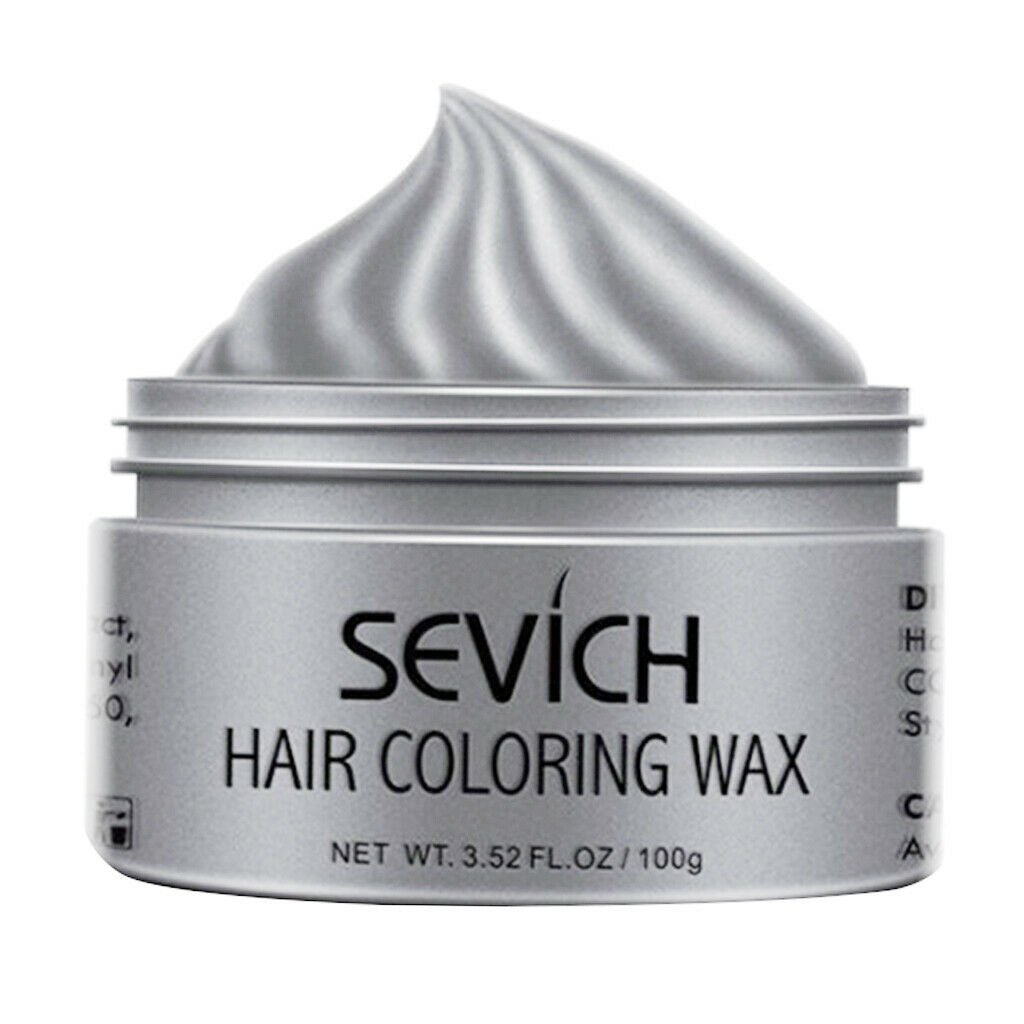 Temporary Color Hair Wax Hair Style Dye Instantly Natural Hair Color Gray