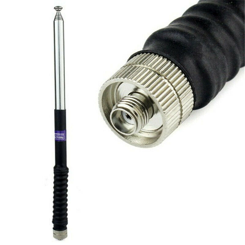 Telescopic Antenna SMA-F FP10120 VHF for Walkie Talkie TK-360 TK-370G TK-3100
