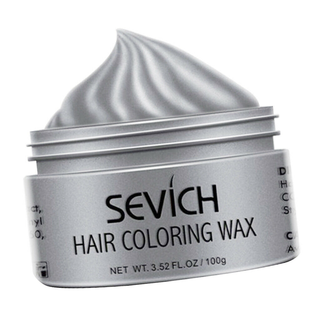 Temporary Color Hair Wax Hair Style Dye Instantly Natural Hair Color Gray