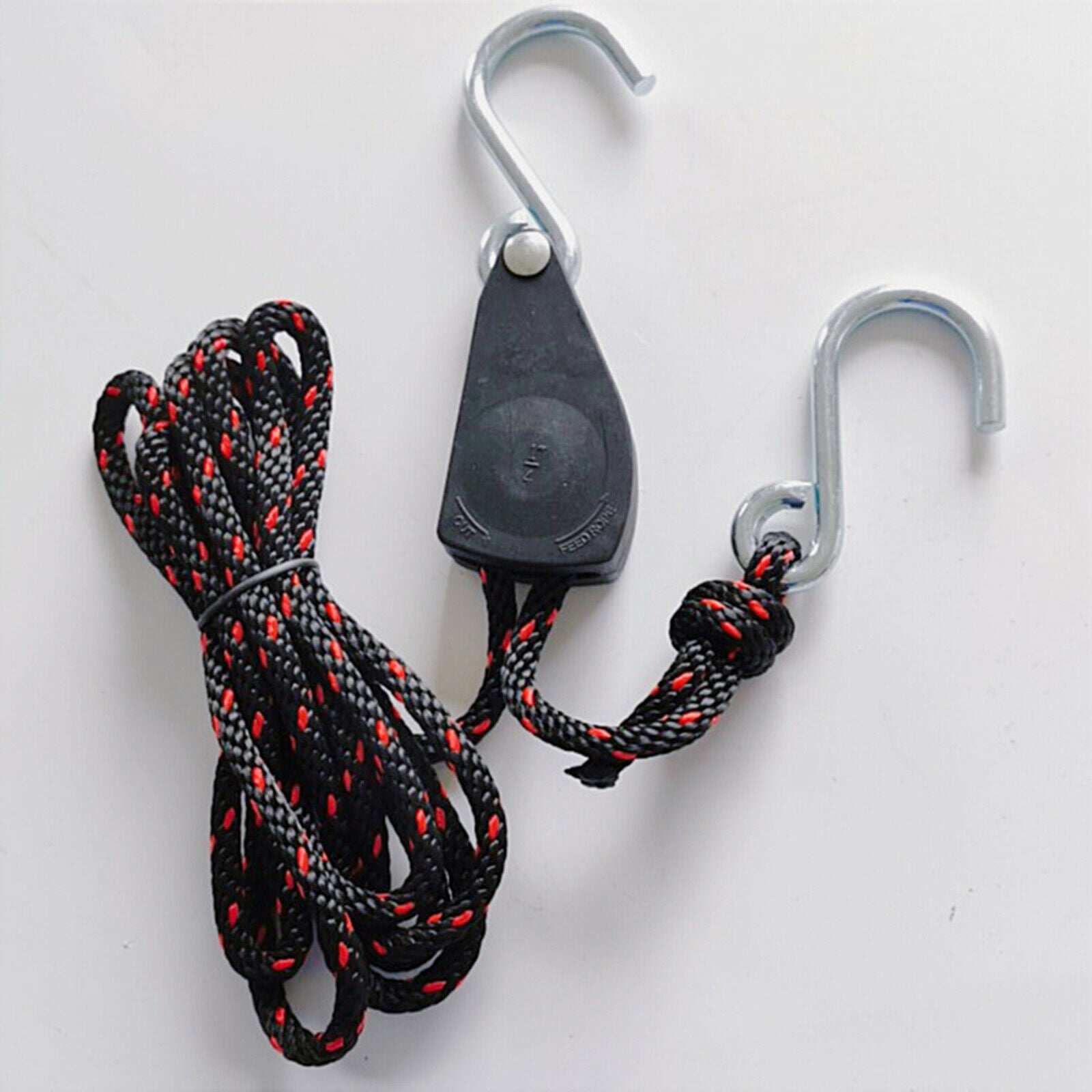Heavy Duty Bungee Cords Strap 2pc Set Thick Tarp Tie Downs Bungi