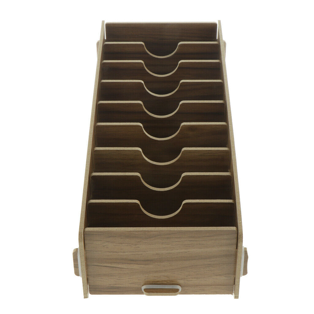 2x Desktop Name Business Cards Holder Storage Box Case Office Organization