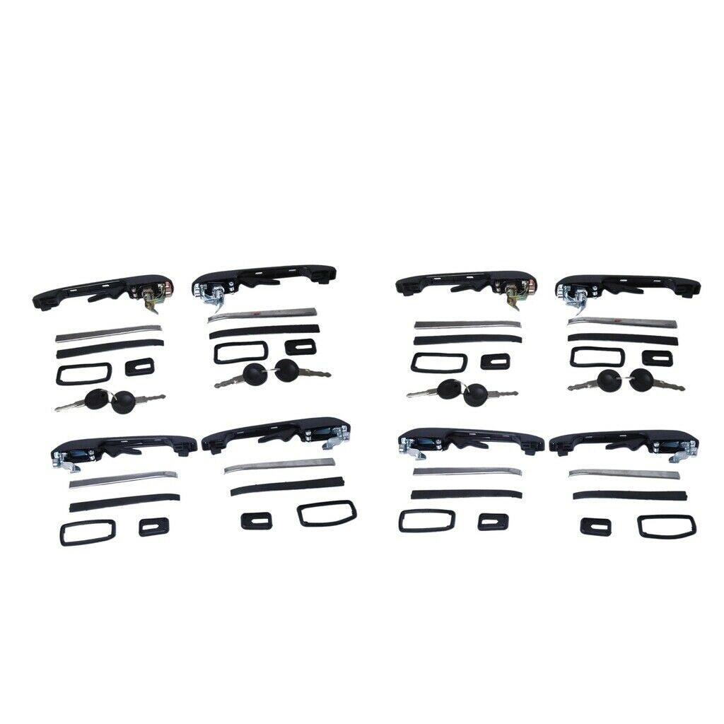 8 Pieces Full Set Car Exterior Door Handle for VW Golf   1982-1992