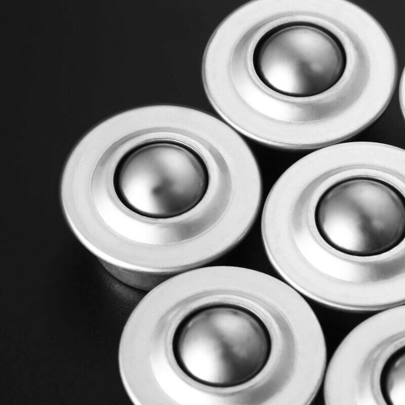 2X(12PCS Stainless Steel Ball Transfer Bea Casters Universal Base Conveyor I2M5)