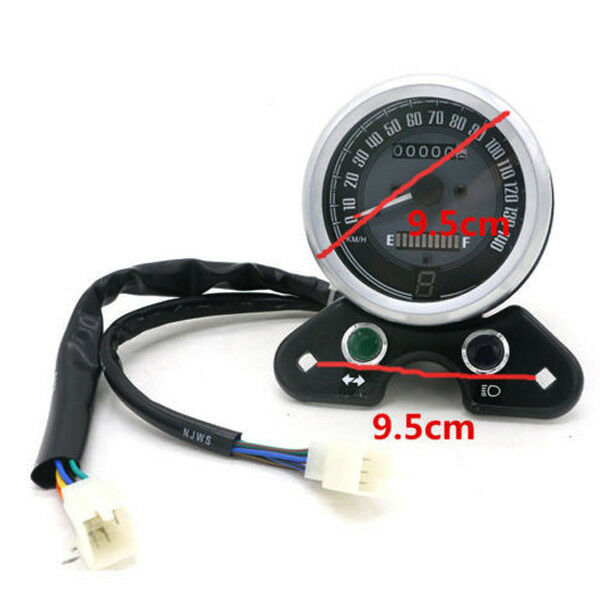 Motorcycle Bikes Odometer Speedometer Gear Digital Display For CG125 Cafe Racer